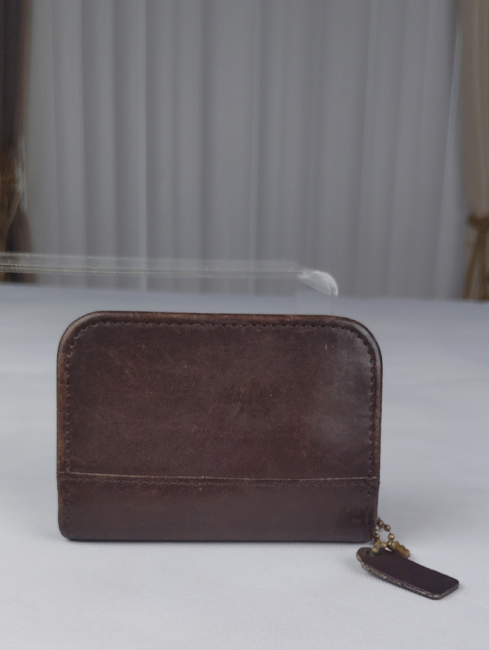 Coach Vintage Brown Leather Zip Wallet. - Picture 3 of 15
